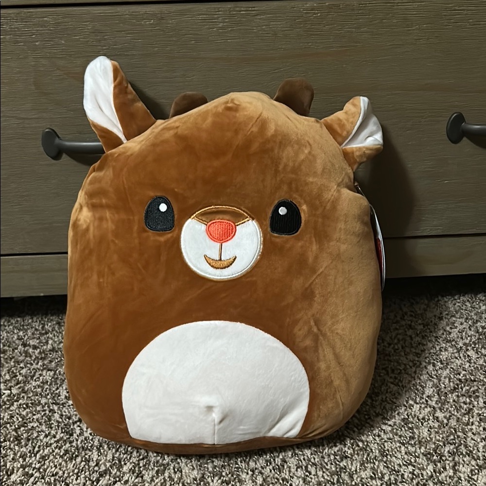 Squishmallows Brown Reindeer Plush